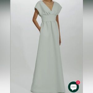 Amsale Kiernan Champagne Bridesmaid Dress